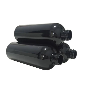 30pcs 100/150/200/250/300ml козметични бутилка спрей за опаковане на козметични,черен пластмасов контейнер за домашни любимци с помпа дозатор за мъгла