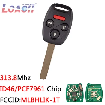 313.8 Mhz чип ID46 / PCF7961 авто дистанционно ключ, транспондер за Honda Accord 2008-2012 MLBHLIK-1T оригинални ключове
