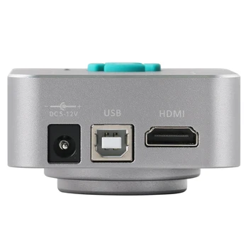 36MP 1080P HDMI USB Microscope Camera 200X/500X Zoom, C-mount 144 LED Light електронен дигитален микроскоп за ремонт на спояване на печатни платки