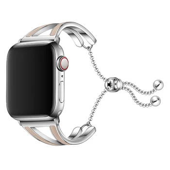 38 мм 40 мм за I-Watch 4 3 2 1 жена гривна каишка за Apple Watch Band 44 мм 42 мм замени каишка за часовник Смарт Часовници Аксесоари