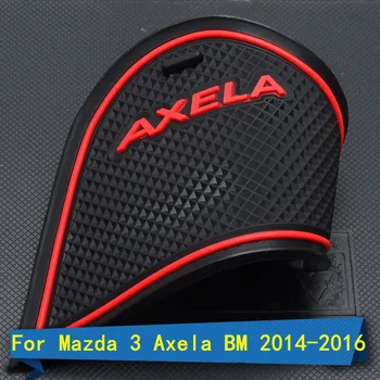 3D гумена подложка за Mazda 3 Axela BM-2016 врати слот Pad Купа възглавница Groove мат предната против приплъзване мат аксесоари за автомобили