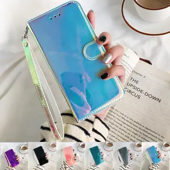3D огледало кожен калъф na за Huawei Honor 9S 8S 8A 10 10i 20i Y5 Y6 P P30 P40 Lite Pro P smart 2019 2020 флип щанд на кутията на телефона