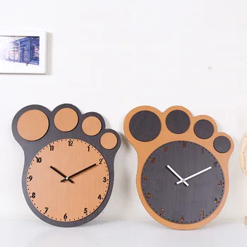 3D стенни часовници форма на краката декоративни часове време, творчески, модерен начало декор