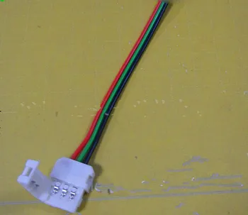 3pin 10 мм широка конектор с кабел с дължина 15 см за 10 мм led цифрови ленти(ws2811,ws2812b.и т.н.) няма нужда от запояване;щепсела и да играе.