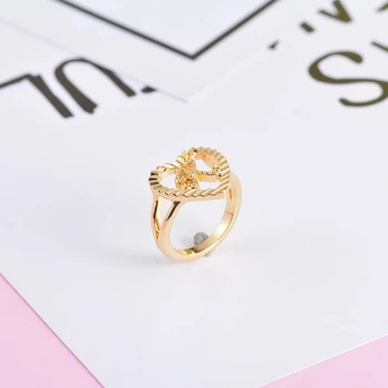 3UMete Custom Ring,персонализирани начални буквата пръстени прост медна сплав A-Z букви името на пръстен за жени Чар коледни подаръци
