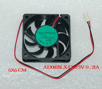 3шт вентилатор за 6см ADDA AD0605LX-D90 60X60X15mm 5V 0.21 A DVR Dahua фен Dahua VCR вентилатор 2-жичен 2-пинов конектор