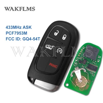 4+1 5btn Smart Remote Car Key for JEEP Cherokee 2016 2017 Keyless Entry 433MHz PCF7953M 4A ЧИП GQ4-54T чип No Mark