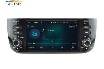4+32 Android 8.0 автомобилното радио GPS навигация, мултимедия стерео за Fiat Punto 2009-Linea 2012-Auto Audio DVD, WIFI BT IPS