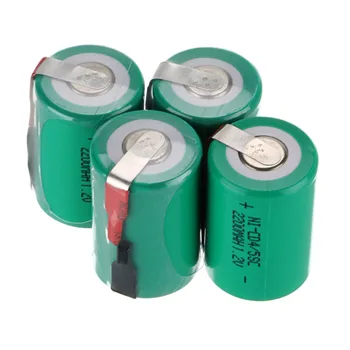 4 бр Anmas Power 1.2 V 4/5 SC Sub C 2200mAh Ni-CD nicd Sub-C батерии с различен цвят