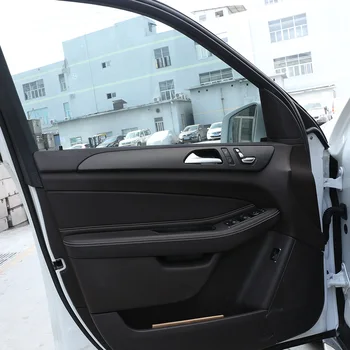 4 броя за Mercedes Benz ML GLE GL Class GLS 320 400 2013-2019 вътрешна украса на врати панел на кутията ABS аксесоари за интериора на колата