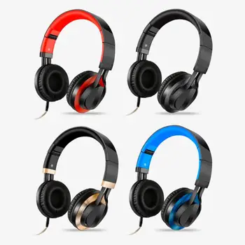4 цвят жични слушалки 3D стерео слушалки с микрофон слушалки слот слушалки за Xiaomi Huawei PC