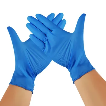 40# ръкавици за еднократна употреба латексови гумени нитриловые ръкавици за домашно почистване/кухня/работа/миене на съдове ръкавици ръчни ръкавици универсален