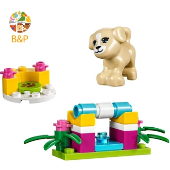41088 65pcs Friends Series The Puppy Training Model Building Blcok set Brick compatible 10532 Toys for children Gift
