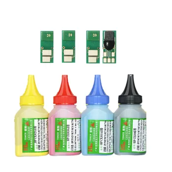 4color Зареждане тонер на прах + 4 чип за HP CF410A Color LaserJet Pro m452dn M452dw M452nw MFP m377dw m477fdn m477 принтер