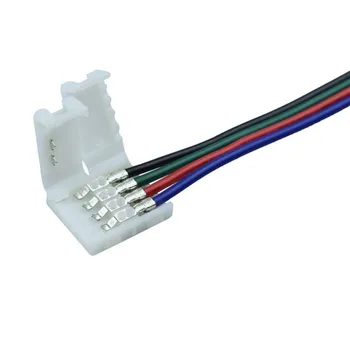 5-100шт led свързване на проводник 2pin 3pin 4pin 5pin 6pin кабел за WS2811 WS2812B 5050 RGB RGBW LED strip Light