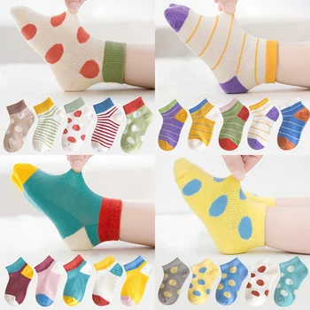 5 двойки/много нови детски чорапи за деца от 1 до 12 години ежедневни чорапи за момчета и момичета