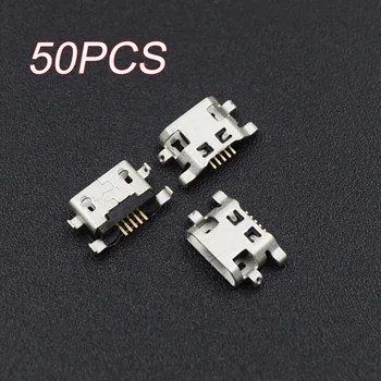 50 бр. Micro USB 5pin B тип женски конектор за HuaWei Lenovo Phone Micro USB Jack Connector 5 пин зарядно гнездо