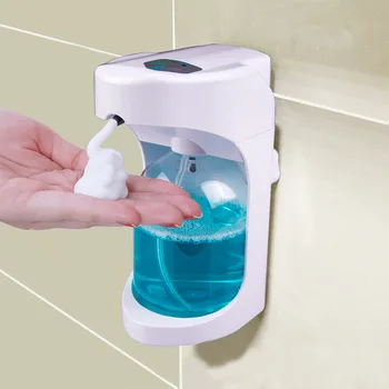 500 мл Автоматично опаковка течен сапун Smart Sensor инфрачервен ABS + ПЕТ Touch опаковка сапун стенен за домашна кухня баня