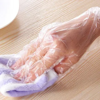 500шт найлонови ръкавици за еднократна употреба домашен ресторант кухня услуги Домакинът хигиена на високо качество ръкавици 4.21