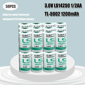 50шт SAFT LS14250 6135-99-770-2535 електромер водомер батерия ER1/2AA ER14250 3.6 V литиева батерия