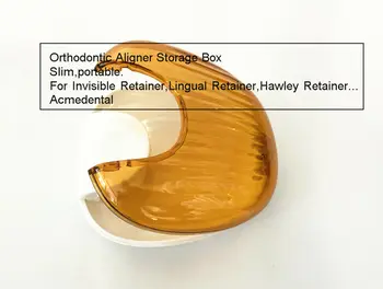 5Colors на Едро стоматологичен невидима скоба хонорар Clear Aligner Box калъф за съхранение свали премахване на
