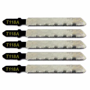 5шт нов T118A HCS извити остриета пъзели за рязане на метал 77 мм, дължина-1.0-3.0 мм