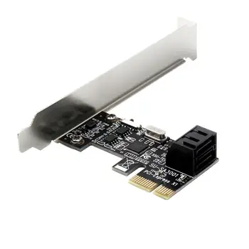6 Gbit / s 2 порта Add On карта PCIE/PCI-E/SATA PCI Express 3 контролер PCIE to SATA 3.0 адаптер за разширителни карти конвертор