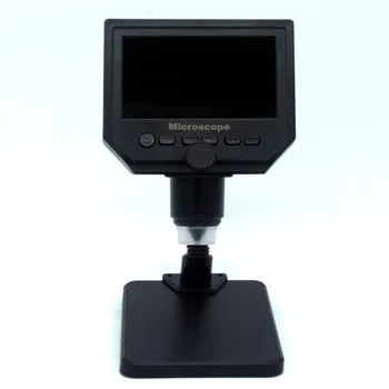 600X дигитален микроскоп електронен видео микроскоп 4.3-инчов HD LCD поялник микроскоп ремонт на телефон лупа+гъша шия поставка