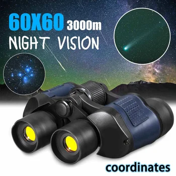 60х60 5-3000M бинокли оптично нощно виждане водоустойчив Miltary лов с висока разделителна способност бинокъл телескоп за лов и къмпинг
