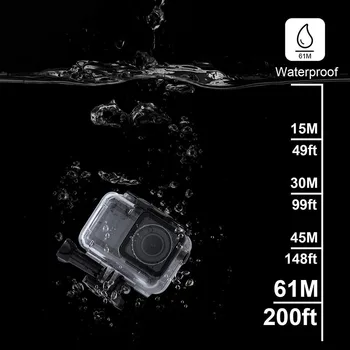 61 м гмуркане водоустойчив калъф обвивка за DJI OSMO ACTION Camera аксесоари защитен корпус обвивка за водни спортове