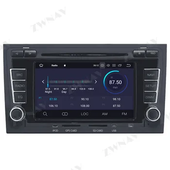 64 Android 10.0 автомобилен мултимедиен плеър за Audi A4 2003-2012 за Audi Seat Exeo 2009-2012 GPS стерео Радио сензорен екран на главното устройство