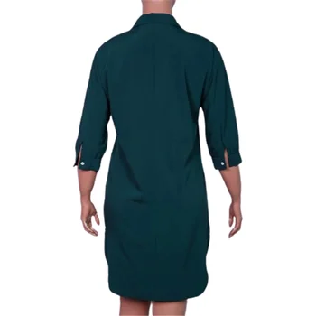6XL голям е размерът на мазнини мм жени лято Облечи мода свободни нередовни риза Dress плюс размер Дамски дрехи пролет твърди Dress Vestidos