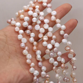 7-8 мм нередовни сладководни Перли високо качество на естествени перли за жени колие направи си САМ гривна, обеци бижута като аксесоари
