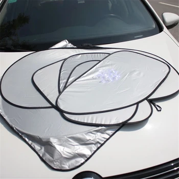 7 бр./компл. колата выдвижное на предното стъкло anti-UV автомобили сянка стъкла предни слънцезащитен блок авто задното стъкло сгъваема завеса козирка
