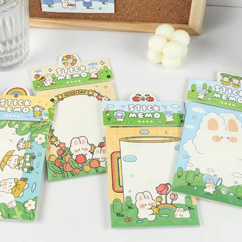 8 бр./лот go for the bunnies серия fresh стара fresh and lovely message paper memo pad