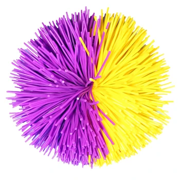 8 см Щипка Ball Fun Toy New Rainbow Mixed Koosh Sensory Fidget Toy for Аутизъм Professional Stress Relief Funny Kids Anti-stress