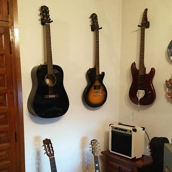 8x китара закачалка стенни китара окачване на куката на притежателя монтиране на стена за акустична китара хавайска китара, цигулка, бас китара и аксесоари за инструменти