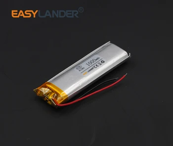 9x18x60mm 3.7 V 1000mAh акумулаторна литиево-полимерна литиево-йонна батерия за bluetooth-слушалки за mp3 MP4 speaker mouse recorder 901860 091860