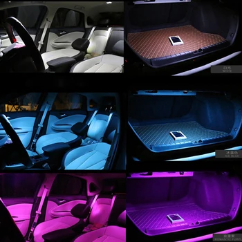 9шт led лампи, автомобилни лампи интериорът карта купол багажника на жабката светлина пакет комплект за Kia Sportage 2011 2012 2013 2016