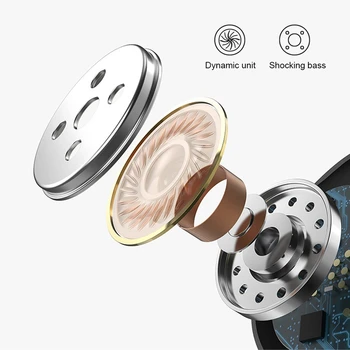 A6X 5.0 TWS Bluetooth слушалка за безжични стерео слушалки с микрофон с шумопотискане Xiaomi iPhone Huawei Samsung hailou gt1