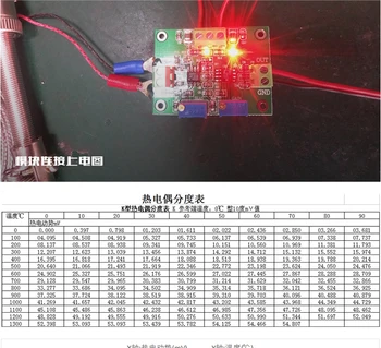 AD597 K-тип термопара измерване на температура сервоусилвател на модул аналогов изход PLC промишленост 3D принтер