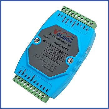 ADM-4184 8-way switch value придобиване на DI / DO 4-way relay output control module RS485 MODBUS комуникация