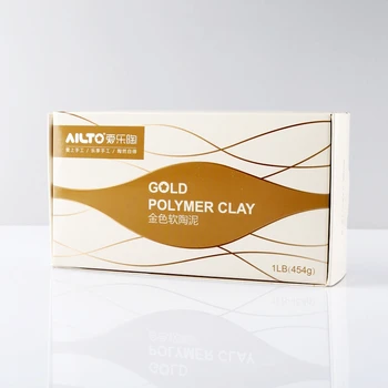 AILTO 454g професионална мека Глина полимерна глина цвят на глина,злато мека глина златен прах с високо съдържание на за производство на специални ефекти