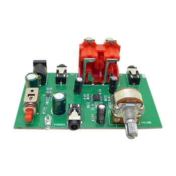 AIYIMA 5V NE5532 Music Audio Signal Preamplifie стерео усилвател за слушалки усилване 18 db RCA и 3.5 мм регулатор на силата на звука на тон за предусилвател