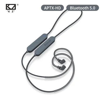 AK KZ Безжична Bluetooth кабел 5.0 APTX HD модул за обновяване на проводник с 2PIN за ДОГОВАРЯЩИЯ ZS10 / ZST / AS06 / AS10 / AS16 / ZSN Pro ZSX