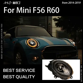 AKD Car Styling for MINI F56 фарове-2019 F54 F55 F56 F57 R60 LED светлини DRL главоболие фенер LED проектор Лъч аксесоари