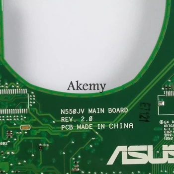Akemy g550jx дънна платка на лаптоп дънна платка за Asus N550jx G550JX N550JV G550J N550J дънна платка на лаптоп i7-4720HQ CPU GTX950M 2G