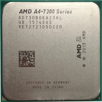 AMD A4-Series A4-7300 A4 7300 A4 7300K A4 7300B 3,8 Ghz двуядрен процесор на AD7300OKA23HL/AD730BOKA23HL гнездо FM2