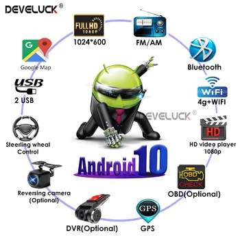 Android, 10.0 2 din радио, мултимедиен плейър за Hyundai Tucson 2 LM IX35 2009-GPS навигация, RDS IPS autoradio