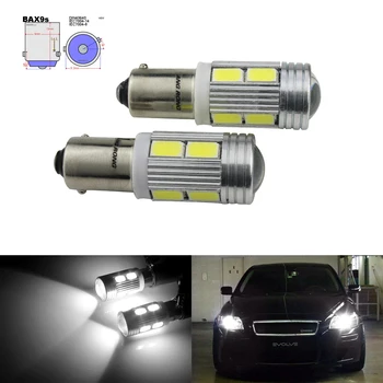 ANGRONG 10x 10SMD H6W BAX9S 64132 LED Car Light Sidelight индикатор за паркиране на дългите светлини led крушки 12V DC